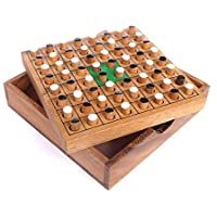 Logica Juegos Art. Othello - Juego De Mesa de Madera Preciosa - Juego de Estrategia para 2 Jugadores - Version de Viaje